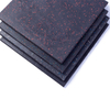 SBR black + 15% EPDM color rubber floor mat