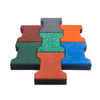 Bone shaped rubber tiles(T-GR-BS-EBS)