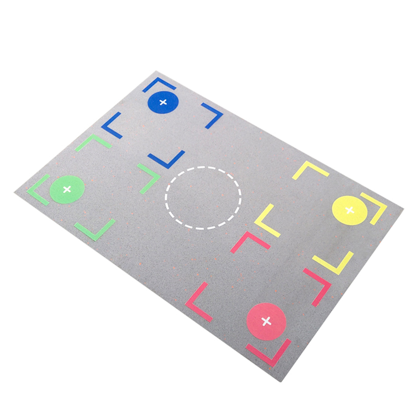 Rubber basketball pad