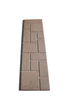 Rubber square long floor tile