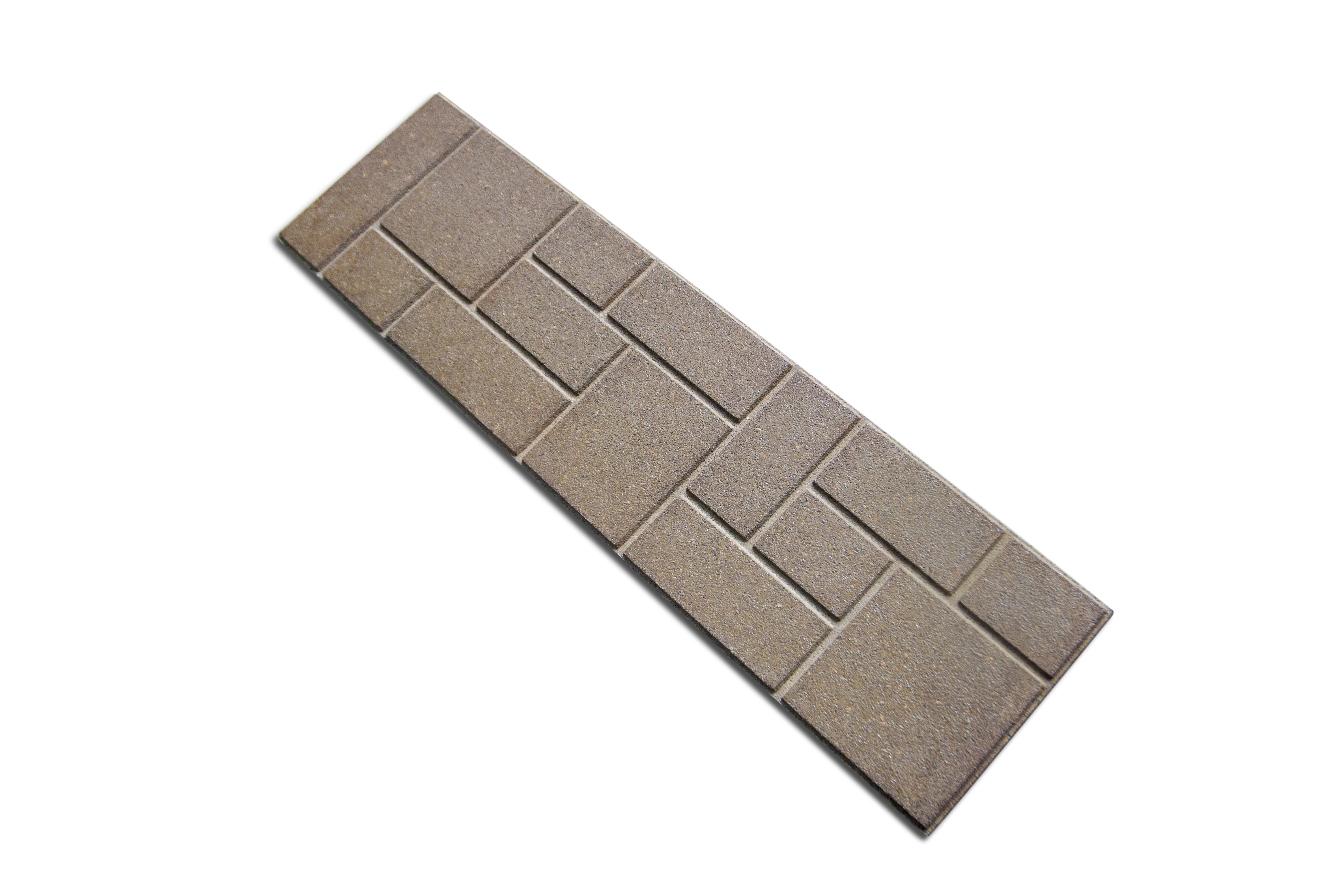 Rubber square long floor tile