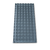 High elastic composite rubber tile with grid bottom