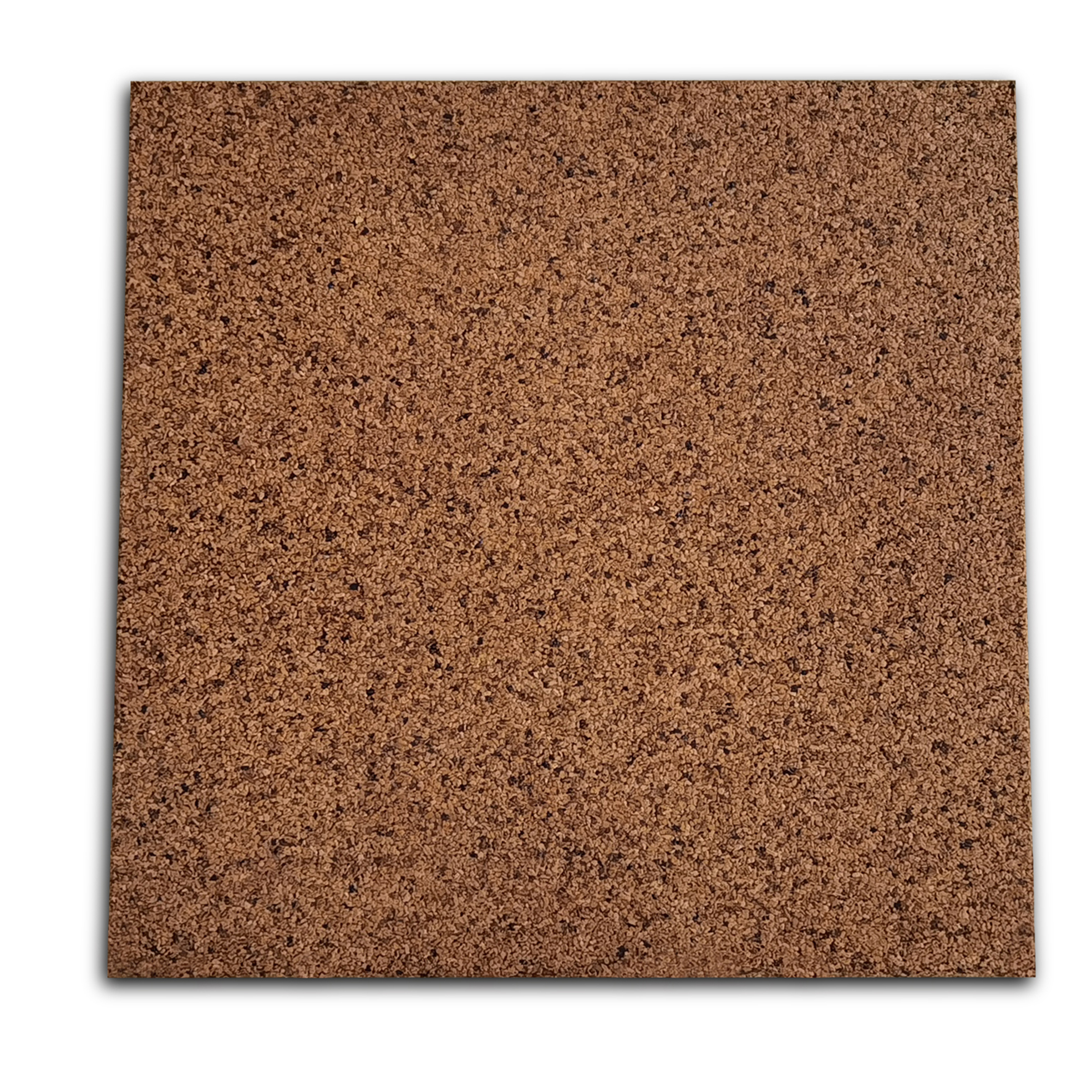 Cork rubber tiles